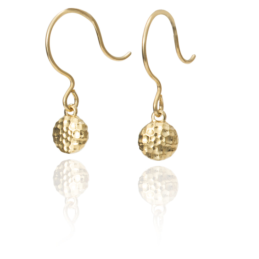 14K Gold Luna Collection Dangle Earrings