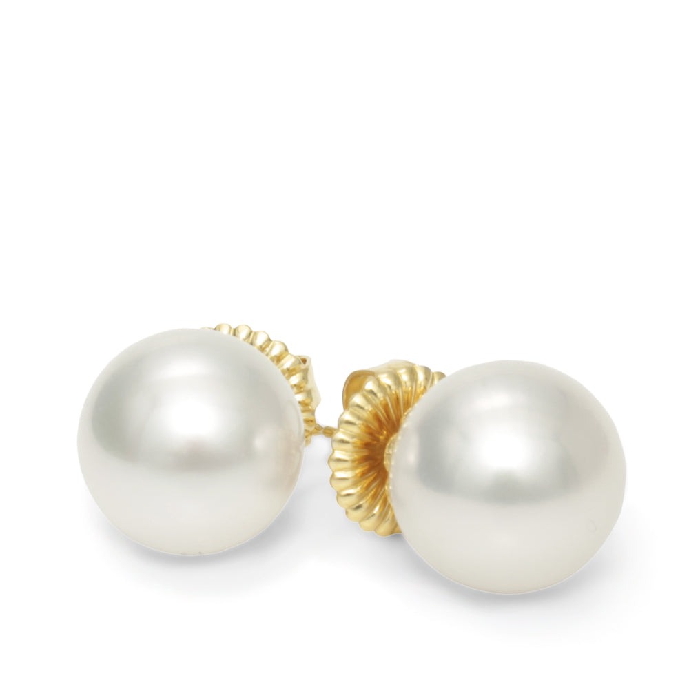 South Sea Pearl Studs with 14K Yellow Posts