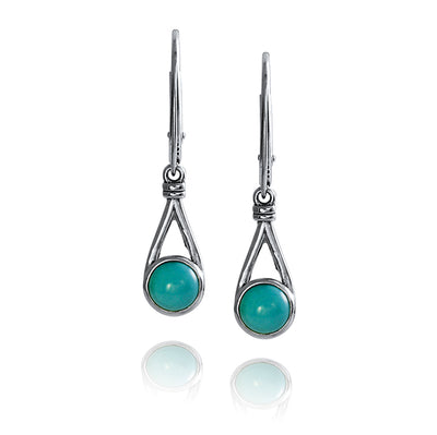 Sterling Silver Eclipse Collection Dangles - With Cabochon Gem Stones