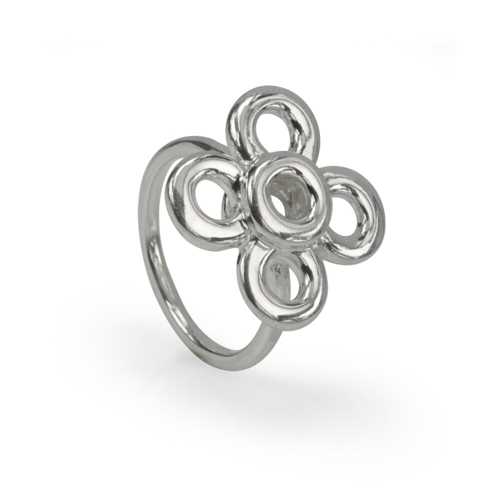 Daisy Collection Sterling Silver Ring