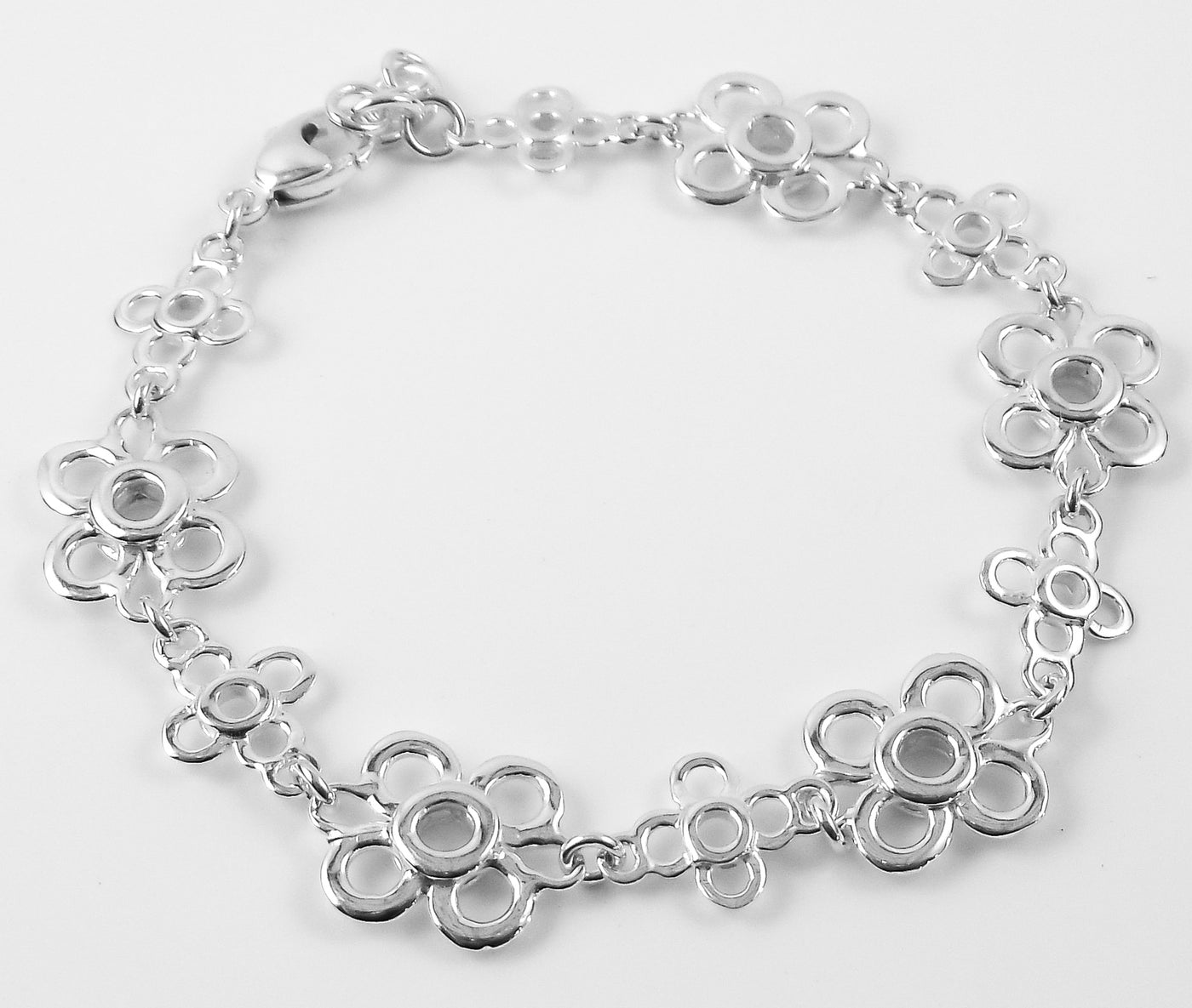 Daisy Collection Sterling Silver Bracelet