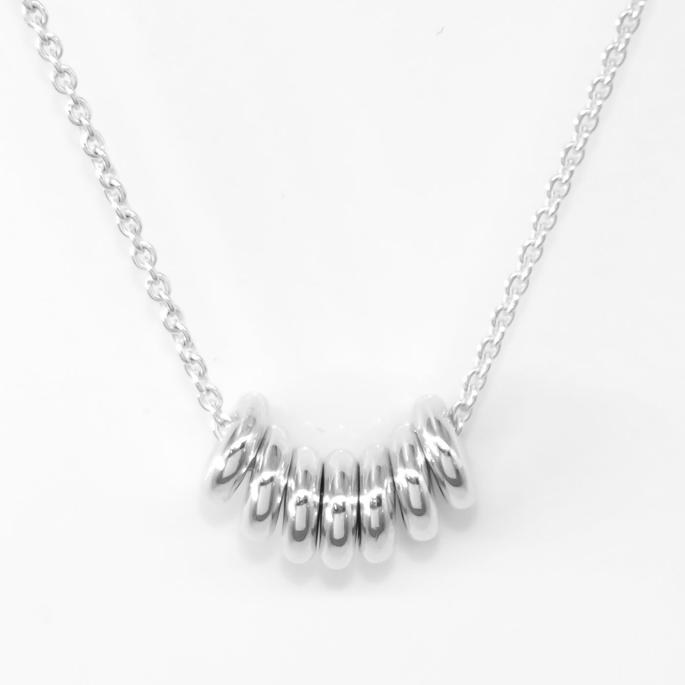 Sterling Silver Ringlet Necklace