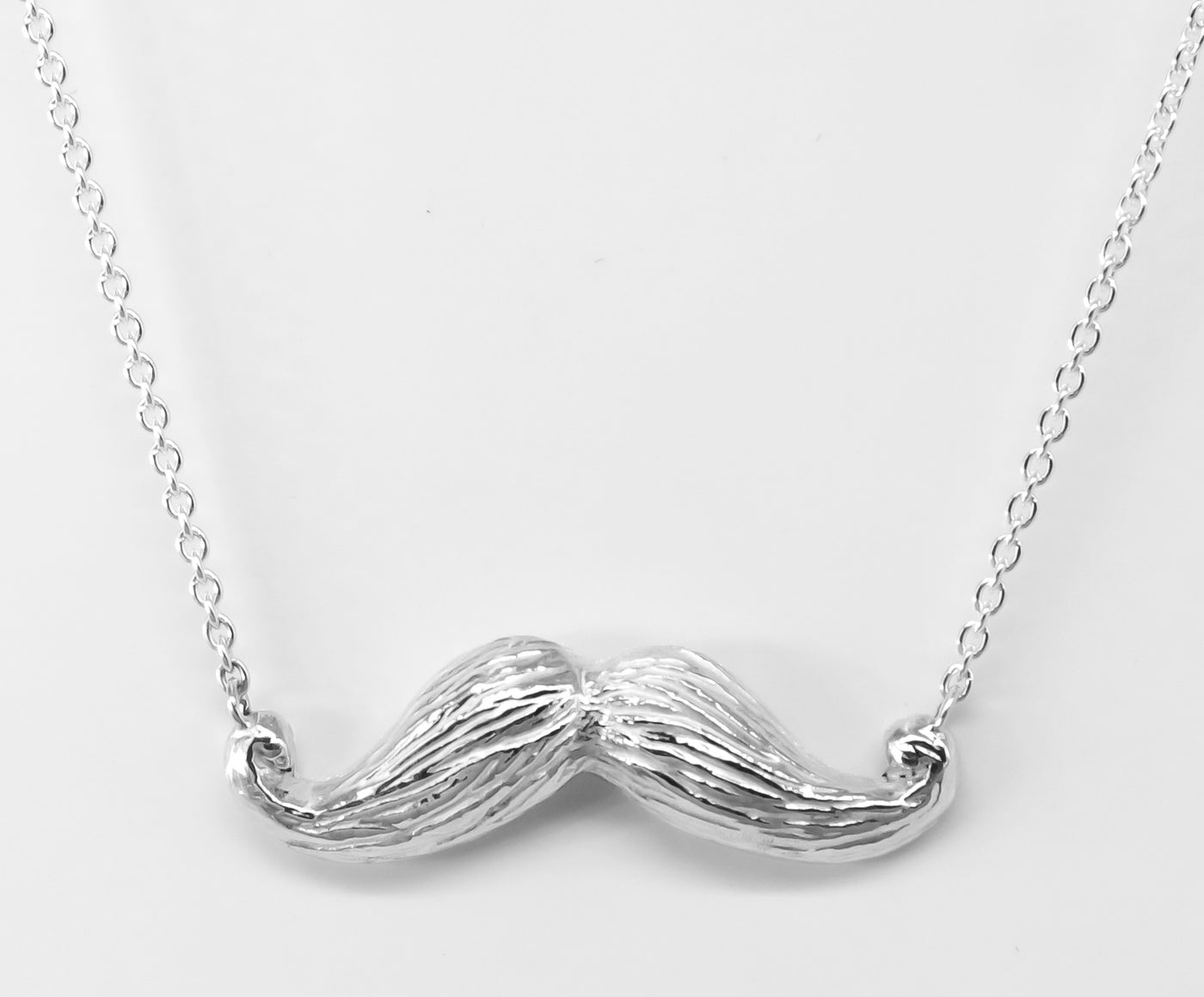 Sterling Silver Moustache Pendants