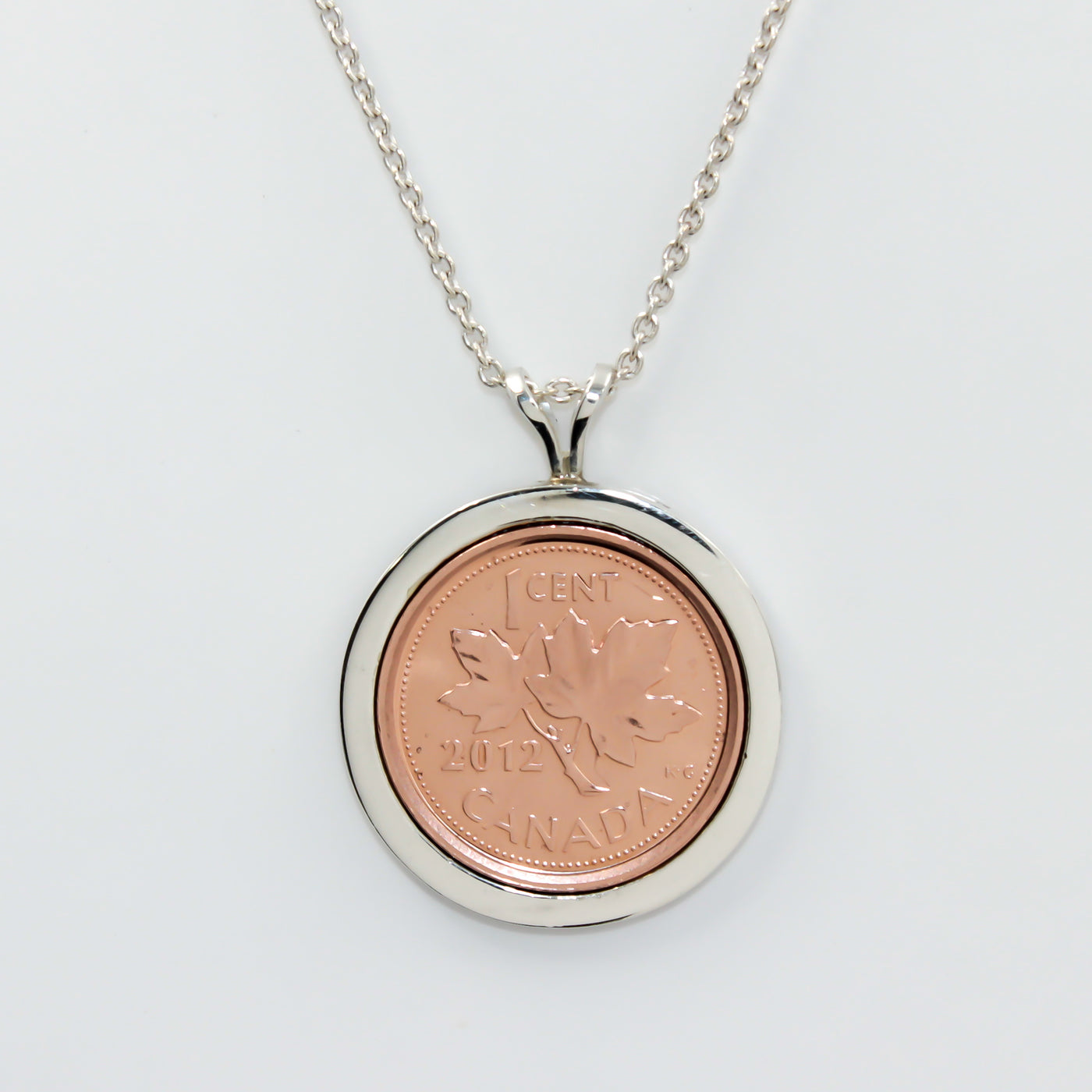 Handmade Sterling Silver "Penny For Your Thought" Pendant