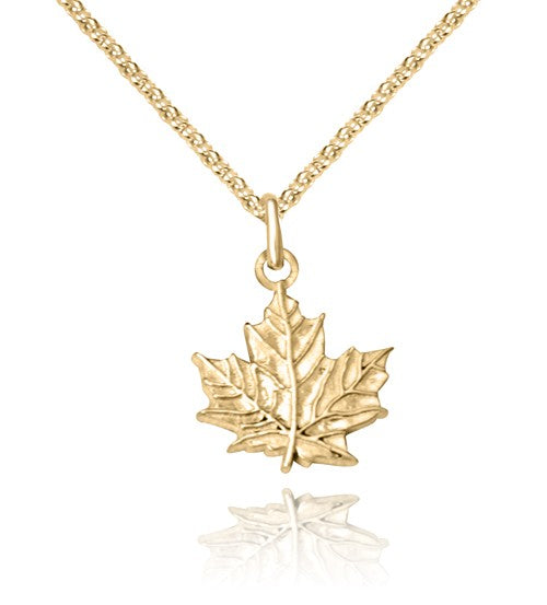 Maple Leaf Charm Pendant
