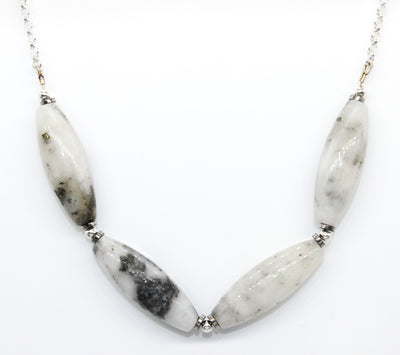 Sterling Silver Gem Bead Necklaces