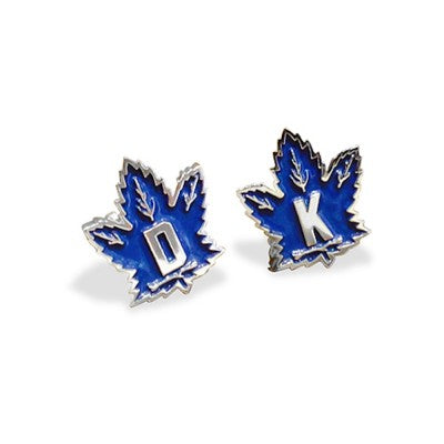 Handmade Sterling Silver Personalized Classic Maple Leaf Cufflinks