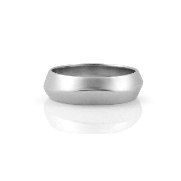 Knife Edge Wedding Ring